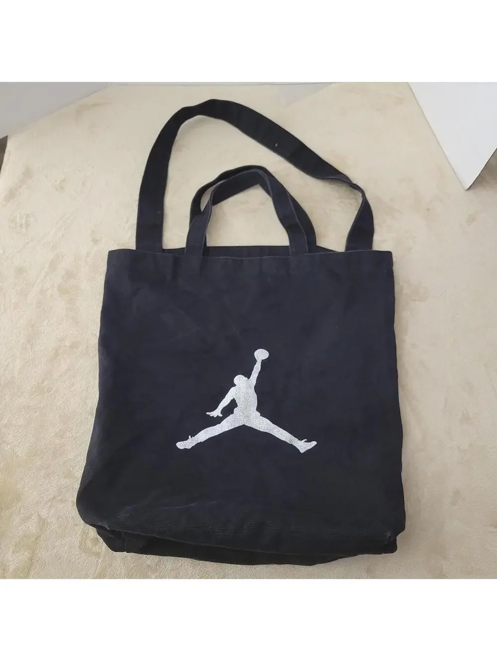Jordan Jumpman Black Double Handle Tote Bag
